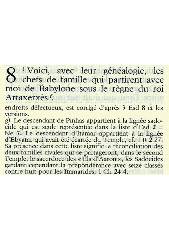 BIBLE DE JERUSALEM 19 X 23 TOILE BLEUE "MAJOR"