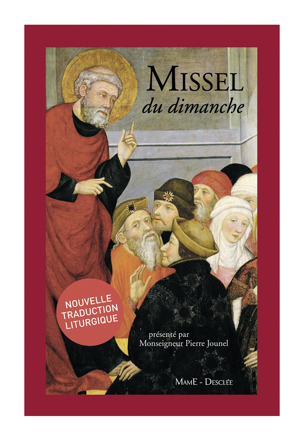 MISSEL JOUNEL DU DIMANCHE nouvelle édition tranche dorée, reliure skivertex grenat, sous coffret