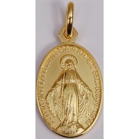 MEDAILLE MIRACULEUSE plaqué or