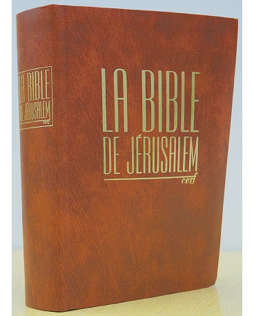 BIBLE DE JÉRUSALEM - COMPACTE - RELUIRE SOUPLE