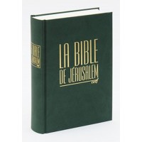 BIBLE DE JÉRUSALEM - COMPACTE - RELIURE SKIVERTEX VERT