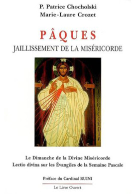 PÂQUES JAILLISSEMENT DE LA MISERICORDE