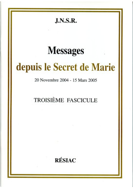 MESSAGES DEPUIS LE SECRET DE MARIE T03