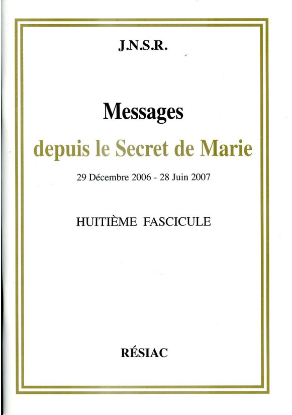 MESSAGES DEPUIS LE SECRET DE MARIE T08