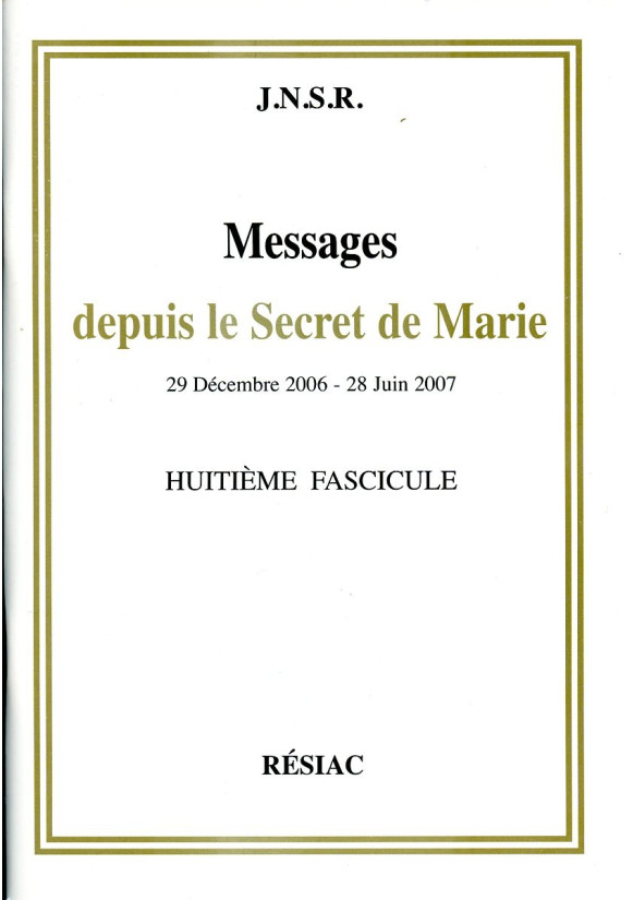 MESSAGES DEPUIS LE SECRET DE MARIE T08