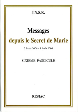 MESSAGES DEPUIS LE SECRET DE MARIE T06