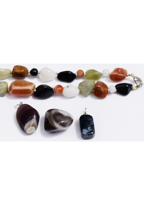AGATE MOUSSE PENDENTIF   