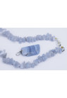 CALCEDOINE BLEUE COLLIER BAROQUE  