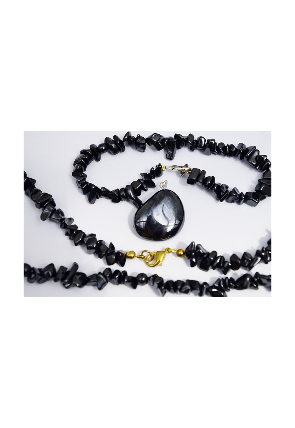 HEMATITE GRISE PENDENTIF