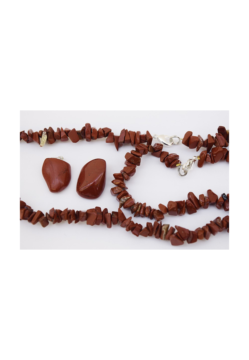 JASPE ROUGE COLLIER BAROQUE 