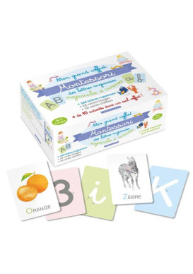 MON GRAND COFFRET MONTESSORI DES LETTRES RUGUEUSES MAJUSCULES ET CURSIVES