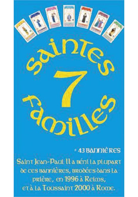 JEU DE CARTES 7 SAINTES FAMILLES