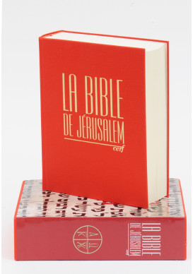 BIBLE DE JERUSALEM 19 X 23 TOILE BLEUE "MAJOR"