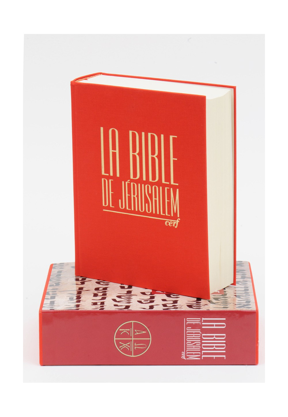 BIBLE DE JERUSALEM 19 X 23 TOILE BLEUE "MAJOR"