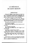 NOTICE MEDAILLE ST BENOIT
