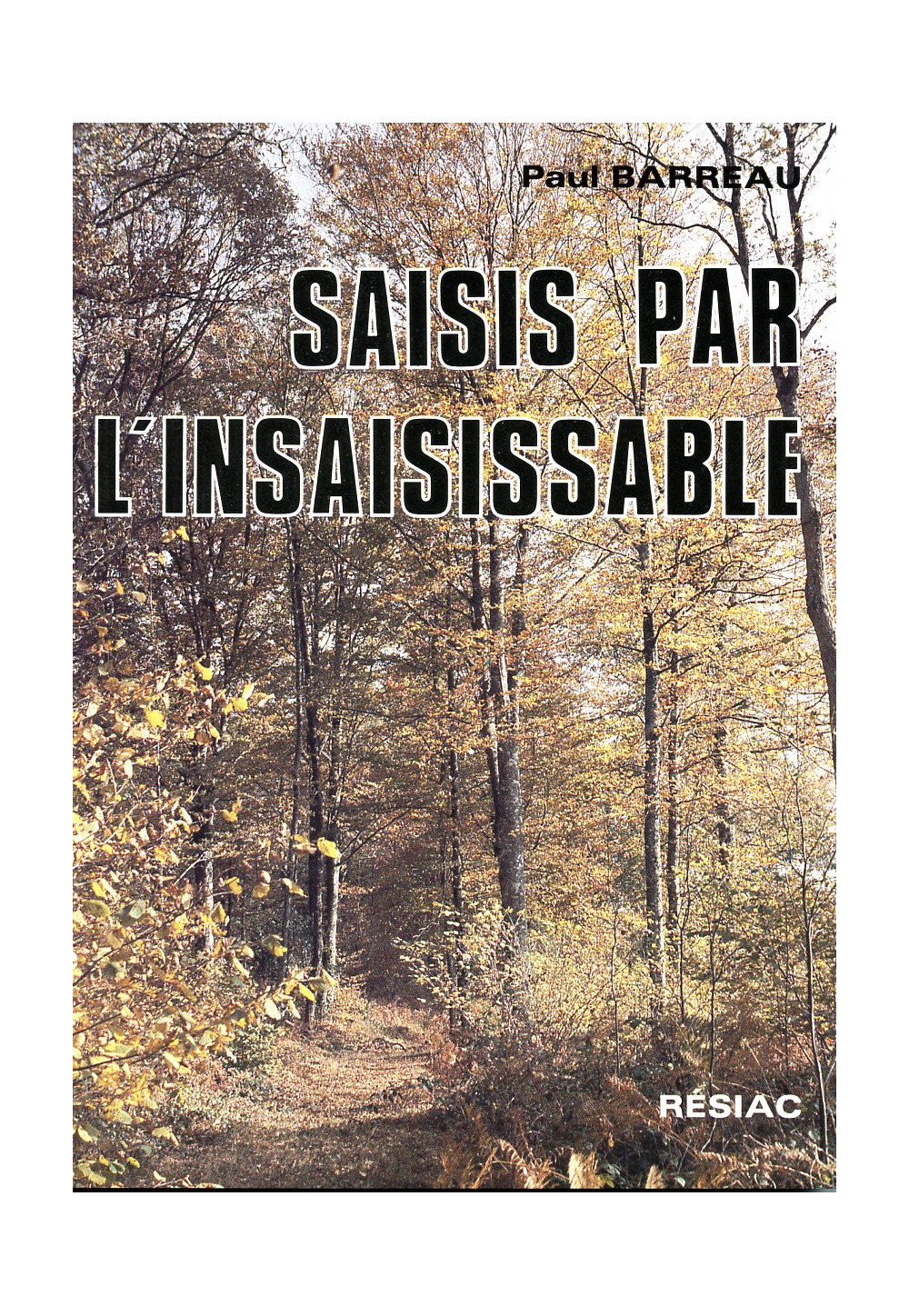 SAISIS PAR L'INSAISISSABLE