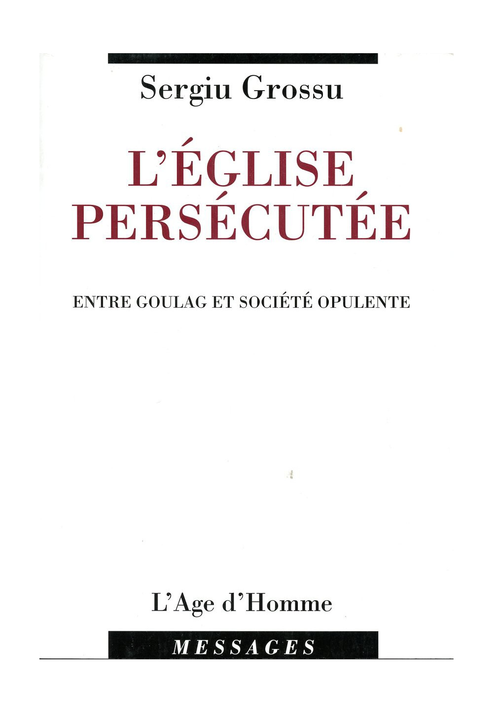EGLISE PERSÉCUTÉE (L')