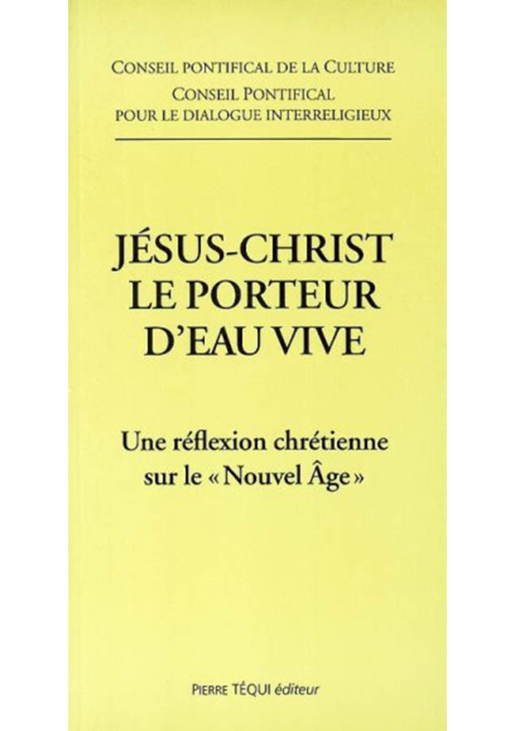 JÉSUS-CHRIST LE PORTEUR D'EAU VIVE