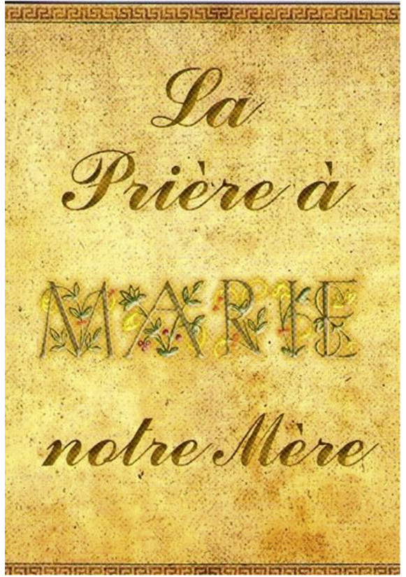 PRIERE A MARIE NOTRE MERE (LA)