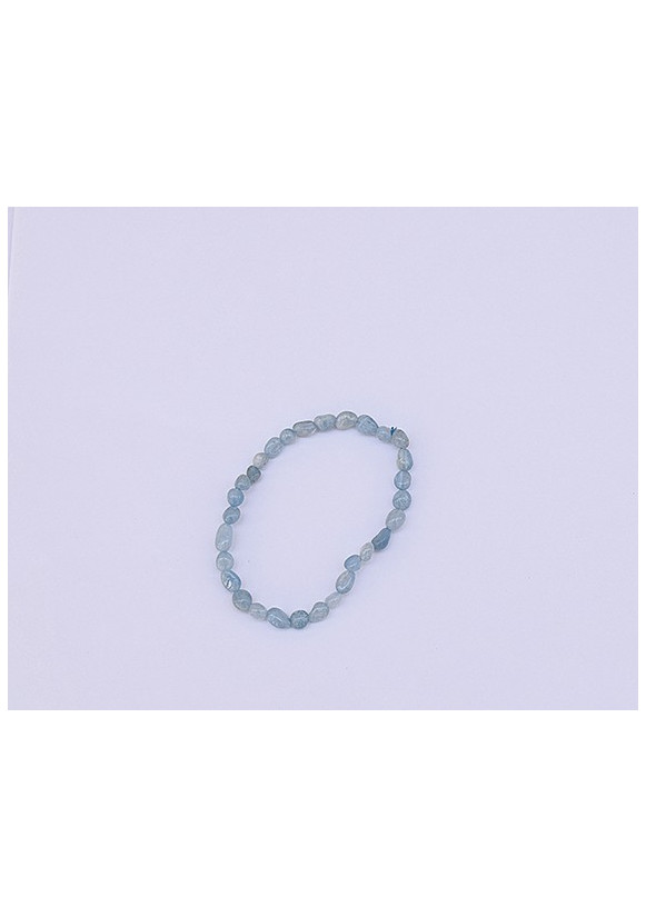 AIGUE MARINE BRACELET 20 CM