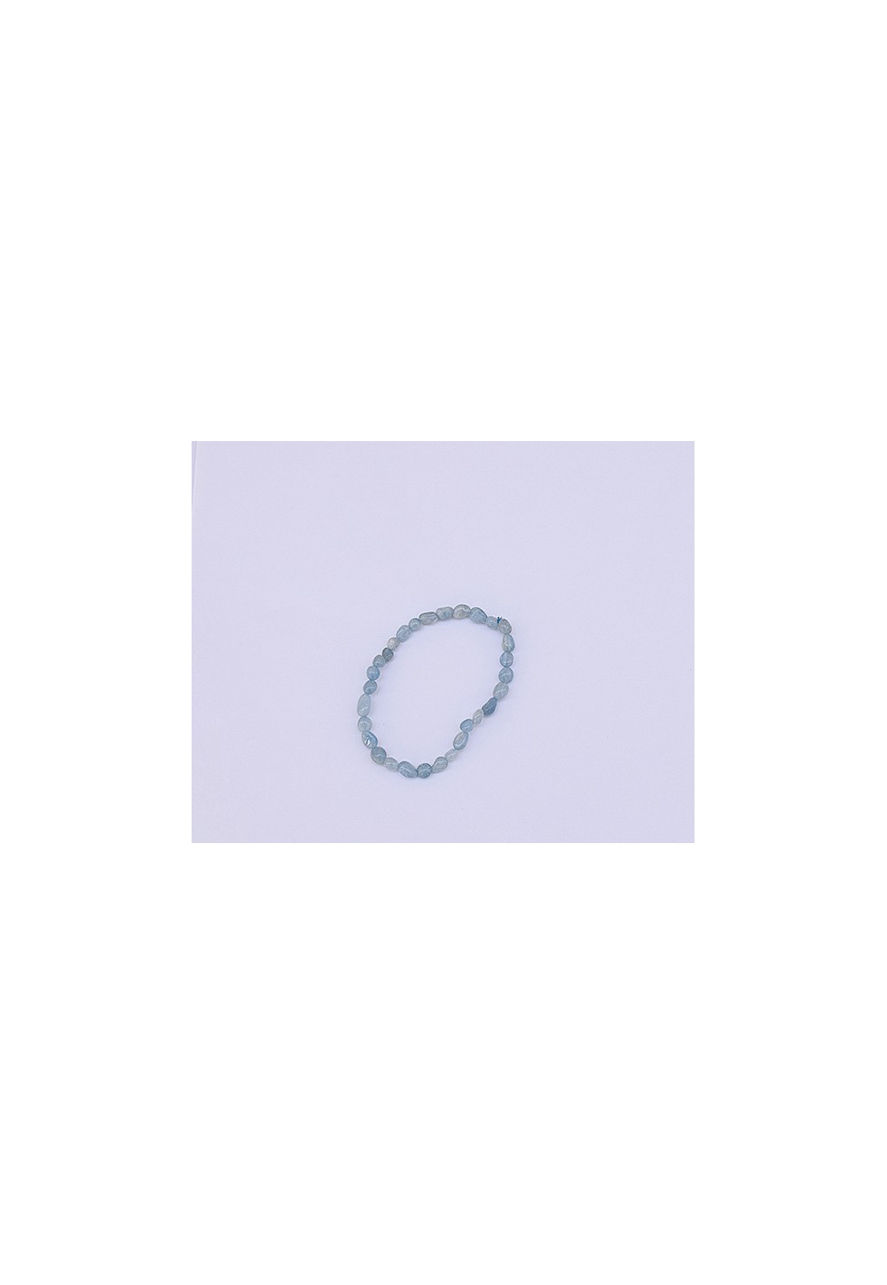 AIGUE MARINE BRACELET 20 CM