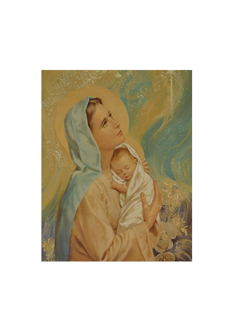 ICÔNE VIERGE DES PAUVRES 10 x 15 cm