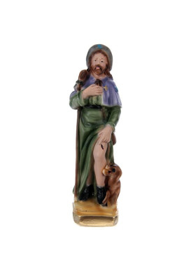 STATUE SAINT ROCH 15 cm plâtre