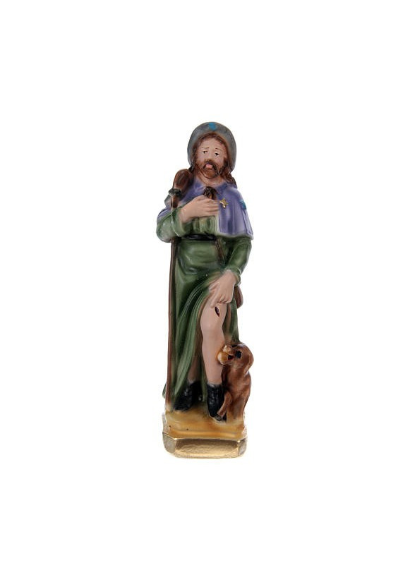 STATUE SAINT ROCH 15 cm plâtre