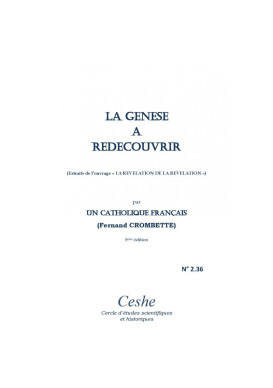 GENESE A REDECOUVRIR