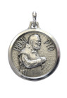 MEDAIL PADRE PIO argent 18 mm
