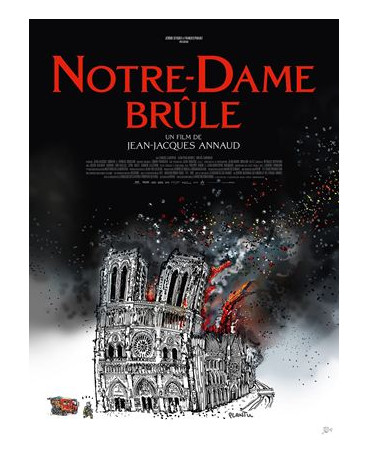 Notre Dame brûle