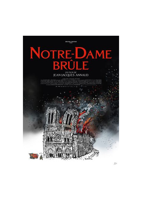 Notre Dame brûle