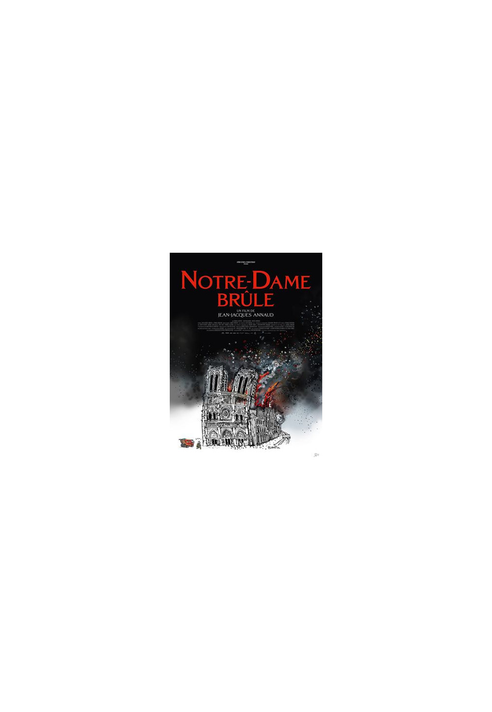 Notre Dame brûle
