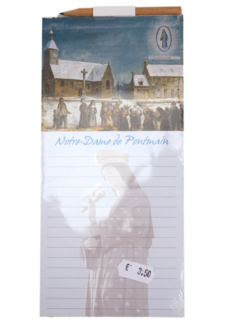 BLOC NOTES NOTRE DAME DE PONTMAIN