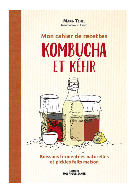 MON CAHIER DE RECETTES COMBUCHA ET KEFIRS