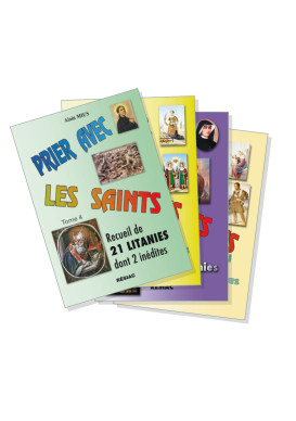 PRIER AVEC LES SAINTS - le pack 4 livres