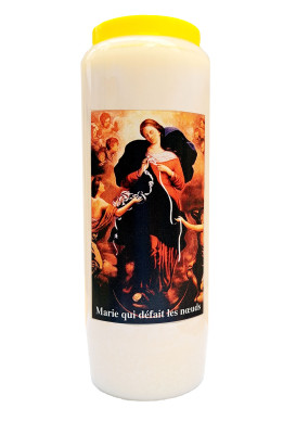 VEILLEUSE DE NEUVAINE MARIE QUI DÉFAIT LES NŒUDS AVEC PRIÈRE