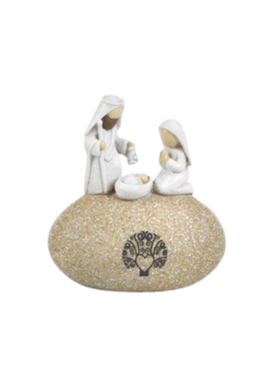 nativité sur rocher