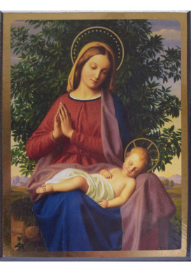 ICONE MARIE COMTEMPLANT JESUS ENDORMI