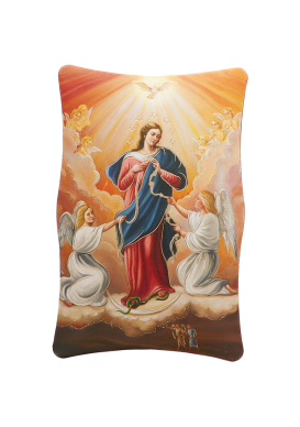 Cadre en bois Marie qui défait les noeuds.