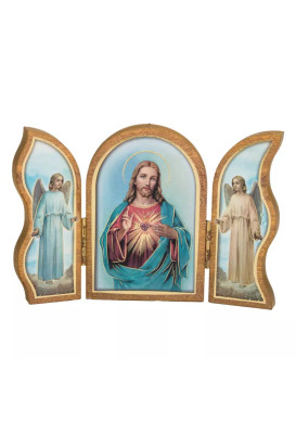 Triptyque Sacré Coeur de Jésus