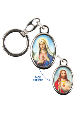 Porte-clés double face