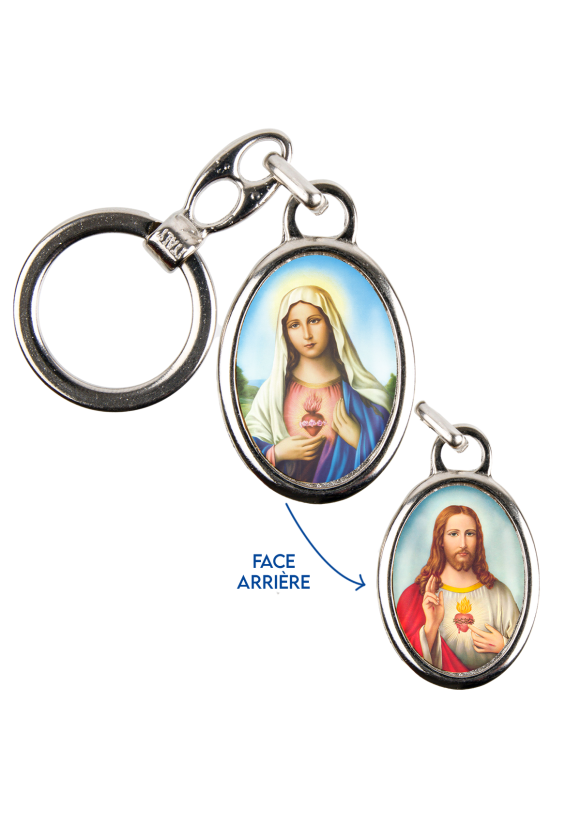 Porte-clés double face