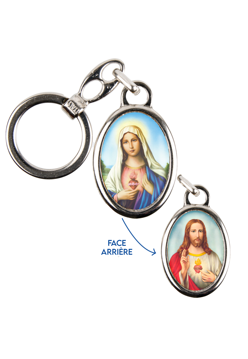Porte-clés double face