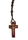 CHAPELET ROSAIRE SUR CORDE