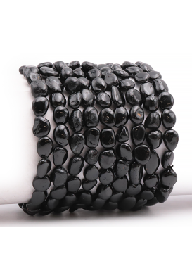 TOURMALINE NOIRE  BRACELET 20 CM