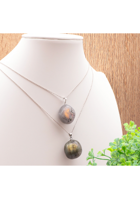 LABRADORITE PENDENTIF  4 CM