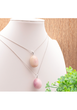 KUNZITE SPODUMENE ROSE PENDENTIF