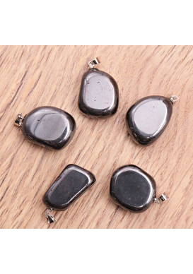 HEMATITE GRISE PENDENTIF