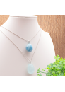 BERYL (aigue marine) PENDENTIF